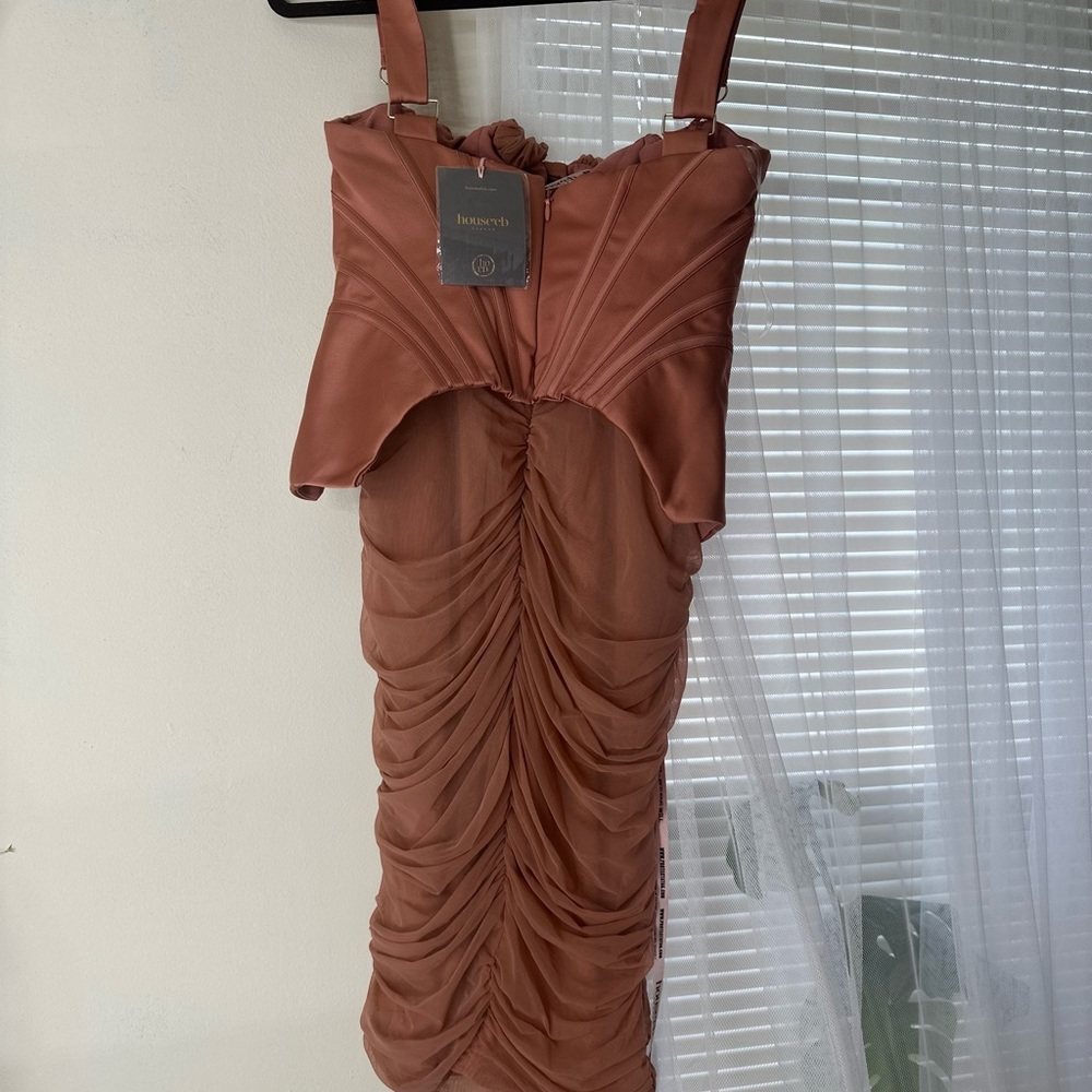 house of cb Large antique rose corset midi dress - Picture 11 of 14
